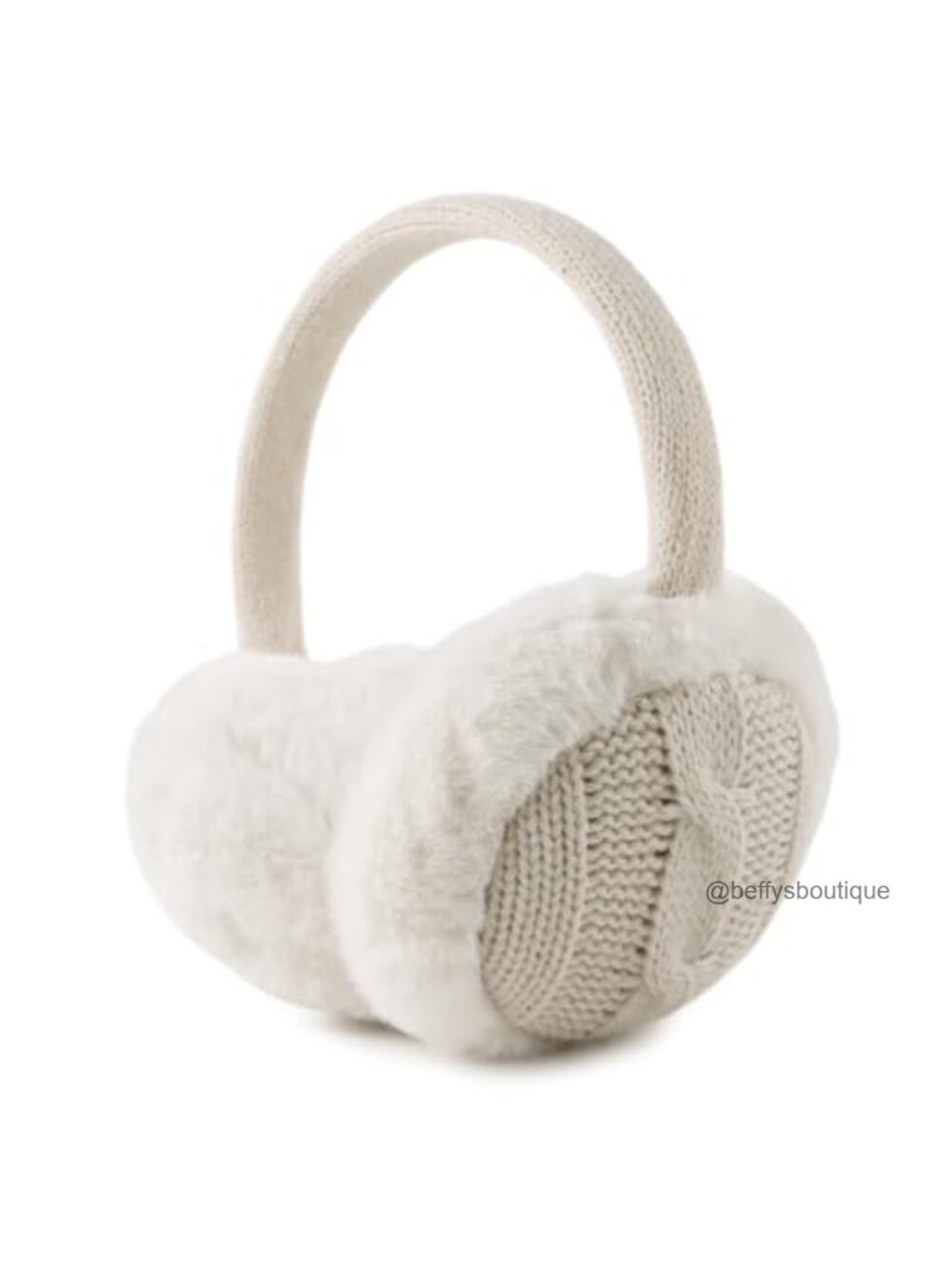 Knitted Plush Winter Earmuffs Kids Toddler Cold Weather Ear Warmers